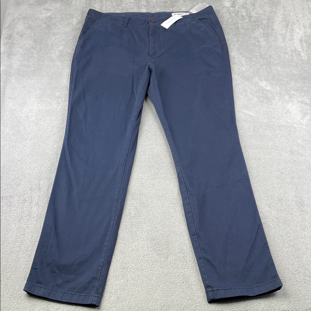 NEW Outerknown 36x34 100%‎ Organic Cotton Men's Deep Blue Chinos